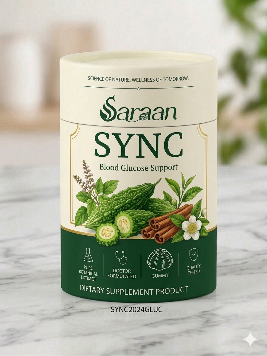 Saraan SYNC — Blood Glucose Support.